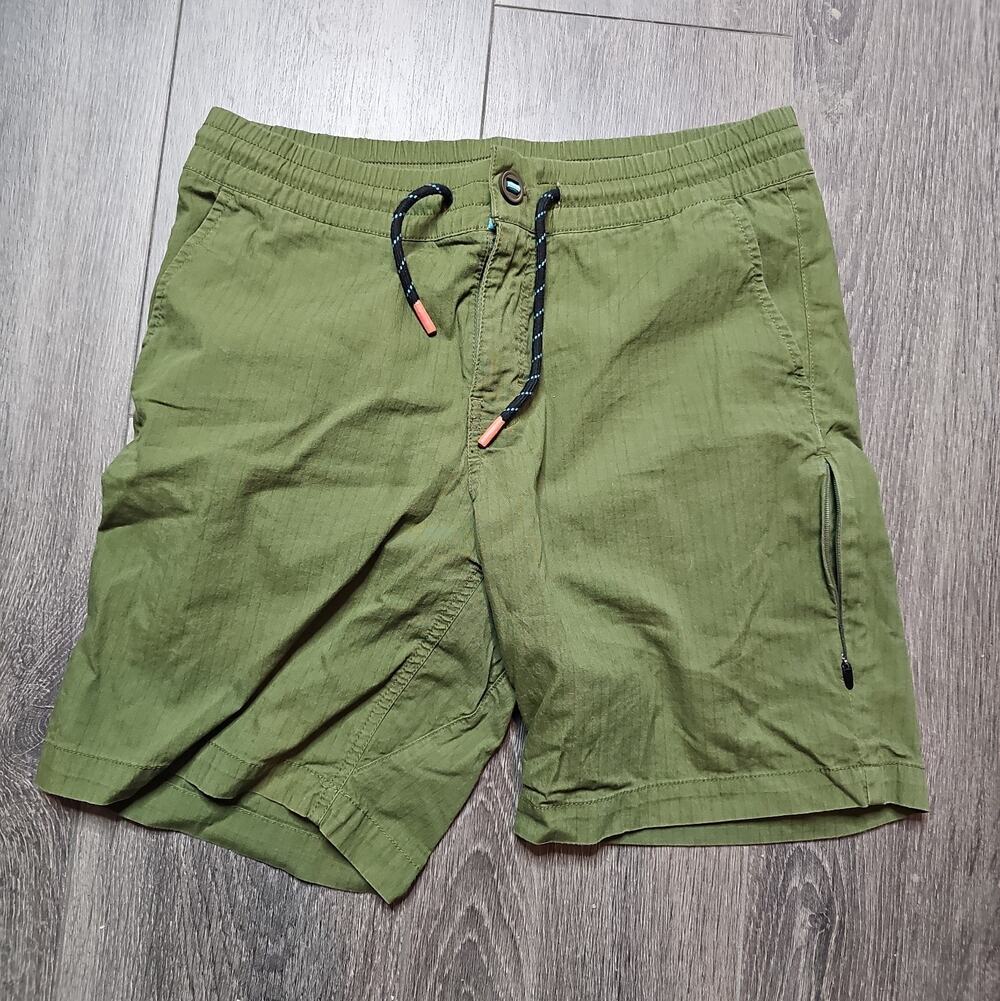 Cotopaxi Salto Organic Ripstop Shorts Men's Hiking Gorpcore Green Size small